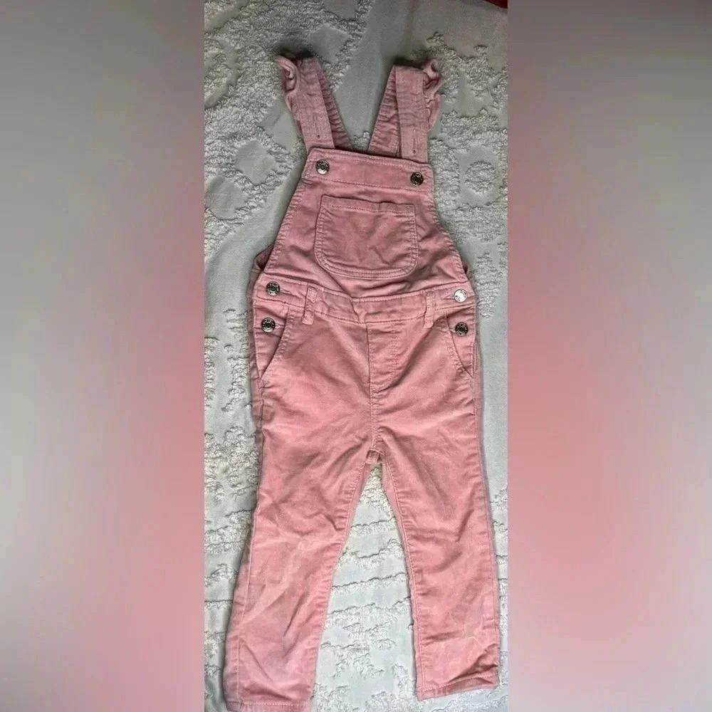 Gap Toddler Velvet Flutter Overalls